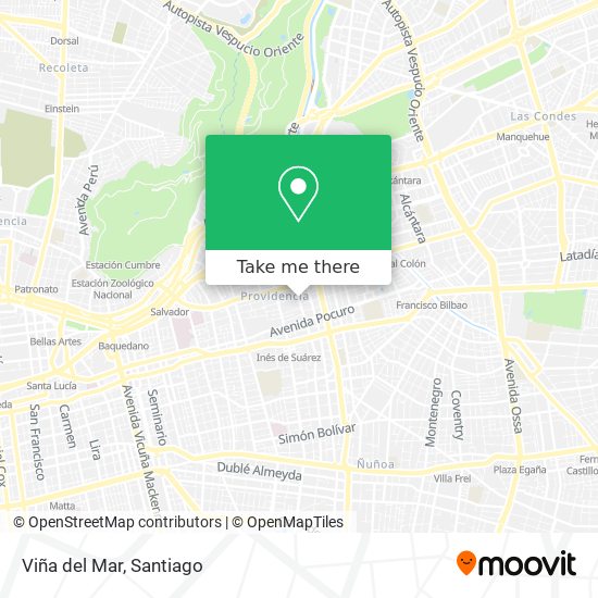 Mapa de Viña del Mar