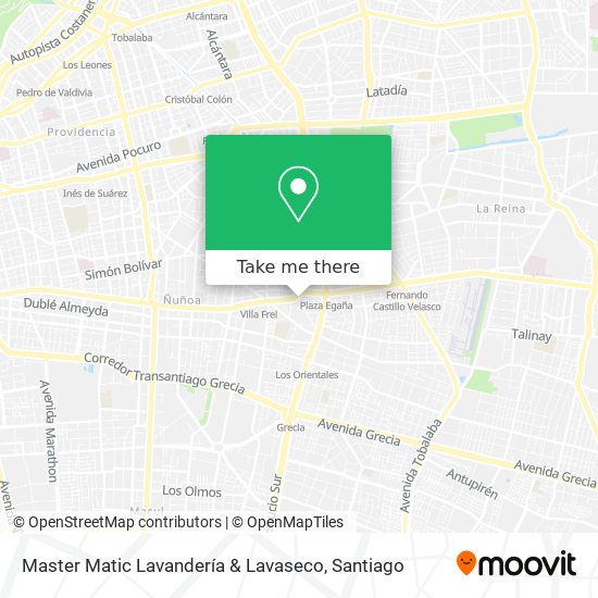 Master Matic Lavandería & Lavaseco map