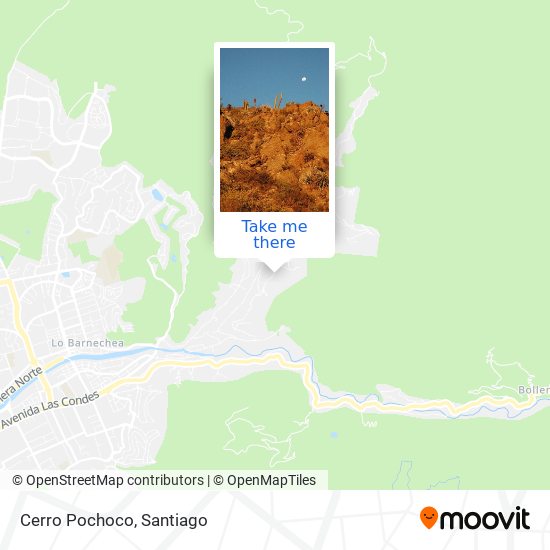 Cerro Pochoco map