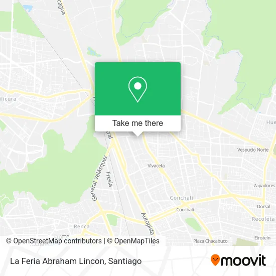 La Feria Abraham Lincon map