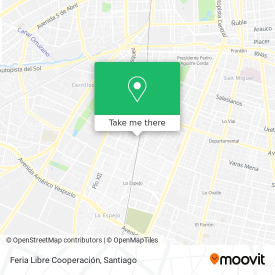 Feria Libre Cooperación map