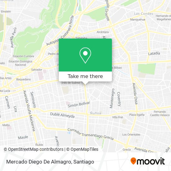 Mercado Diego De Almagro map