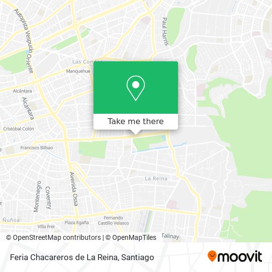Feria Chacareros de La Reina map