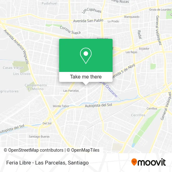Feria Libre - Las Parcelas map