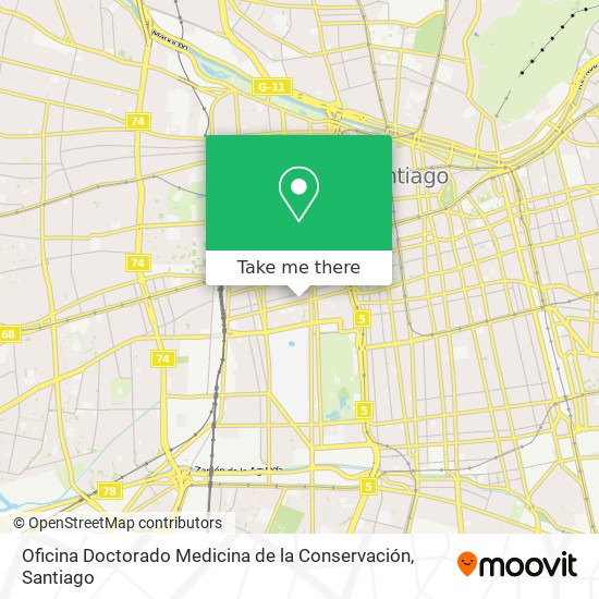 Oficina Doctorado Medicina de la Conservación map