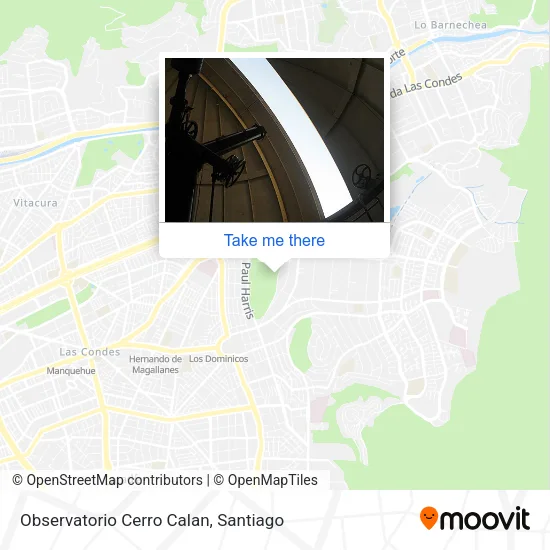 Observatorio Cerro Calan map