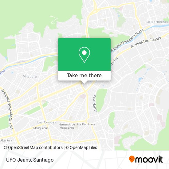 UFO Jeans map