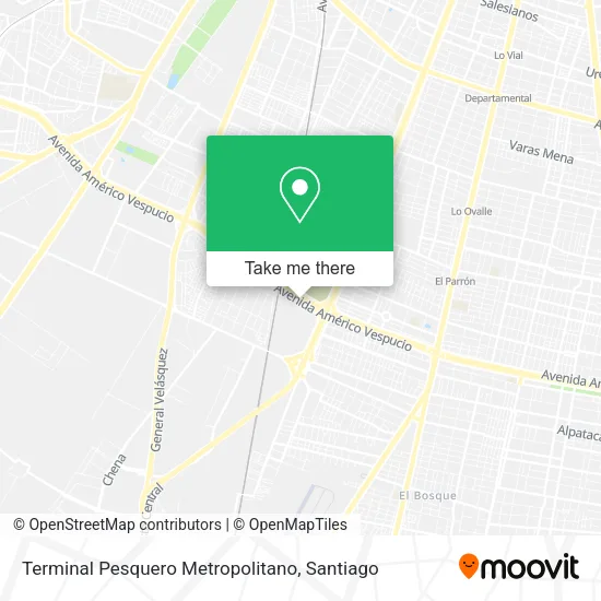 Terminal Pesquero Metropolitano map