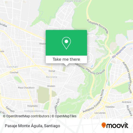 Pasaje Monte Águila map