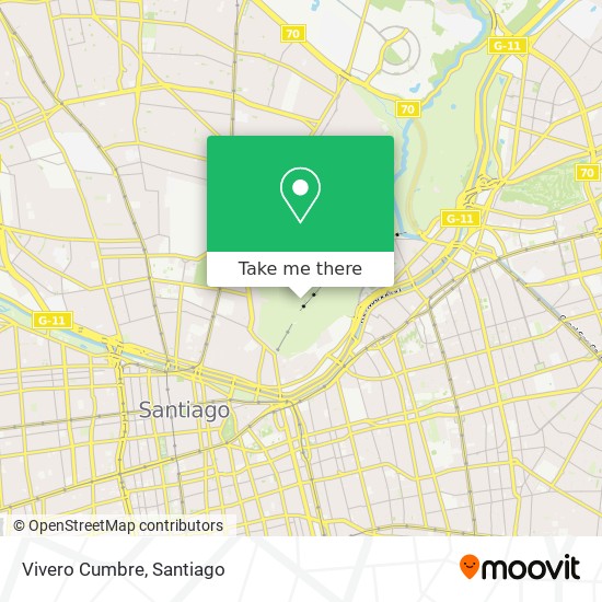 Vivero Cumbre map