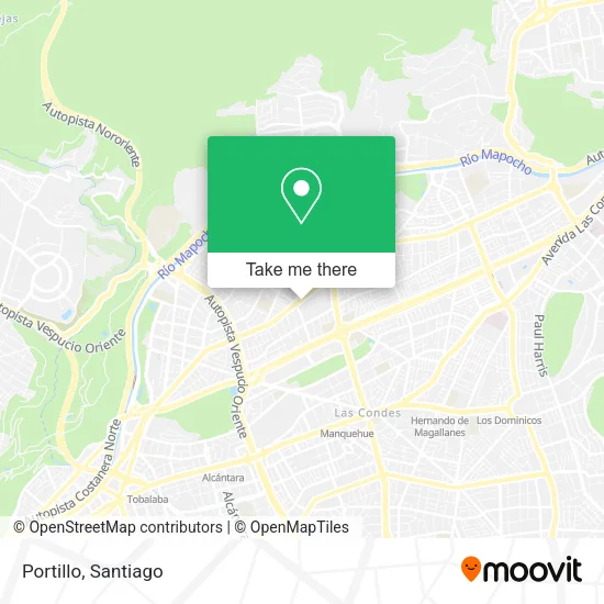 Portillo map