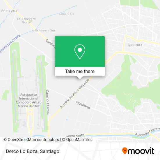 Mapa de Derco Lo Boza