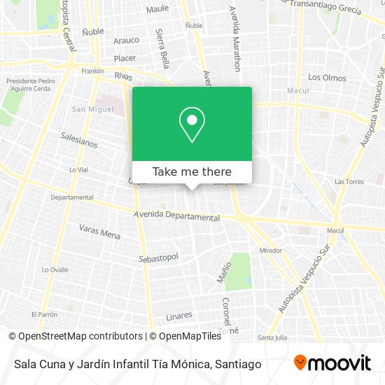 Sala Cuna y Jardín Infantil Tía Mónica map