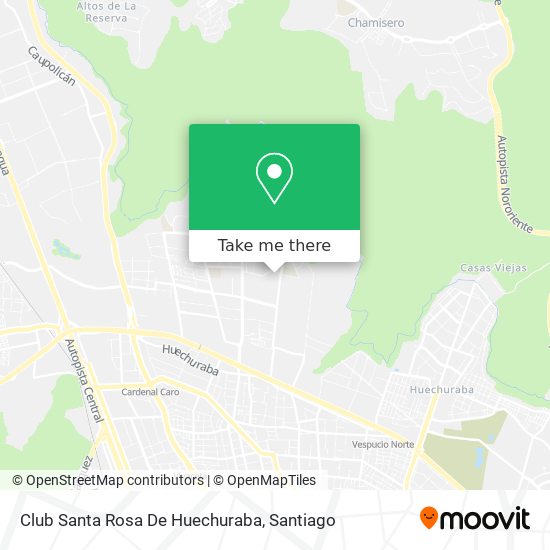 Club Santa Rosa De Huechuraba map