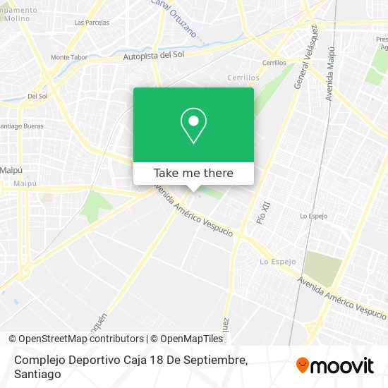 Complejo Deportivo Caja 18 De Septiembre map