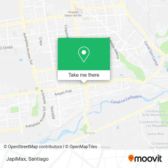 JapiMax map