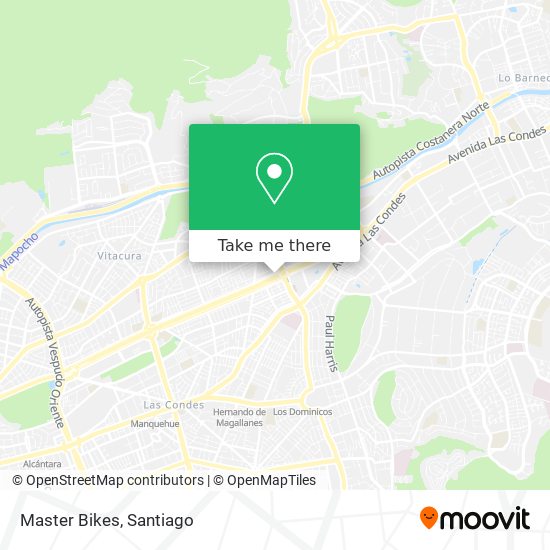 Master Bikes map