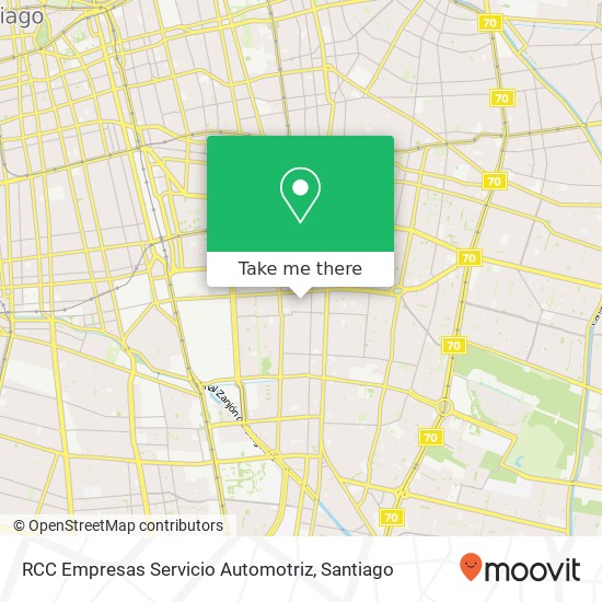 RCC Empresas Servicio Automotriz map