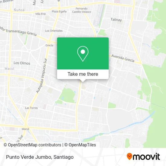 Punto Verde Jumbo map