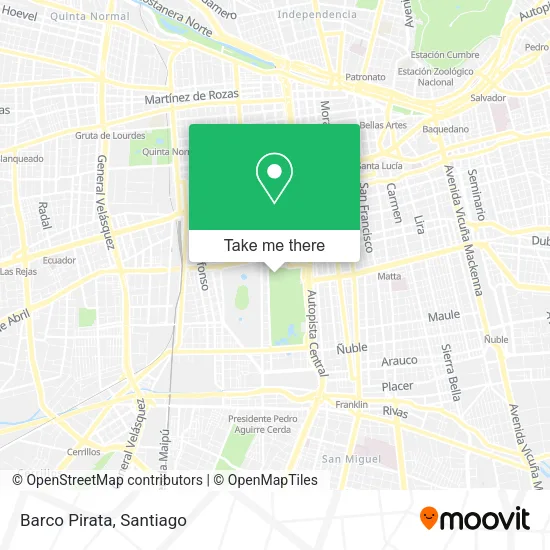 Barco Pirata map