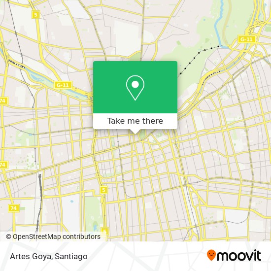 Mapa de Artes Goya