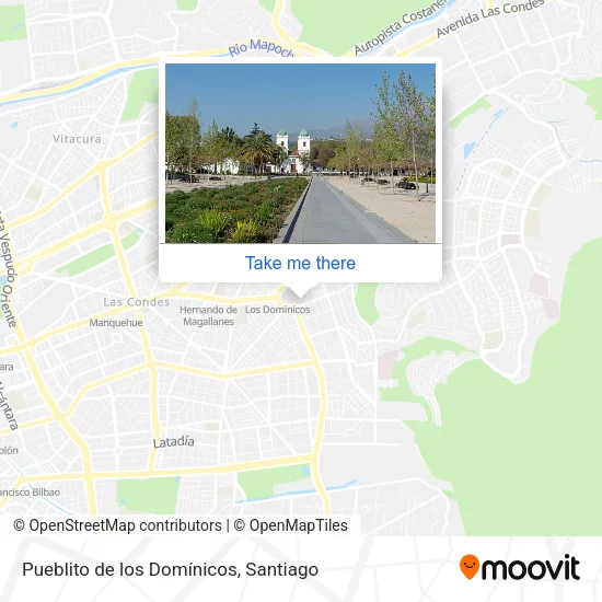 Pueblito de los Domínicos map