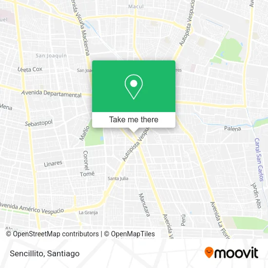 Sencillito map