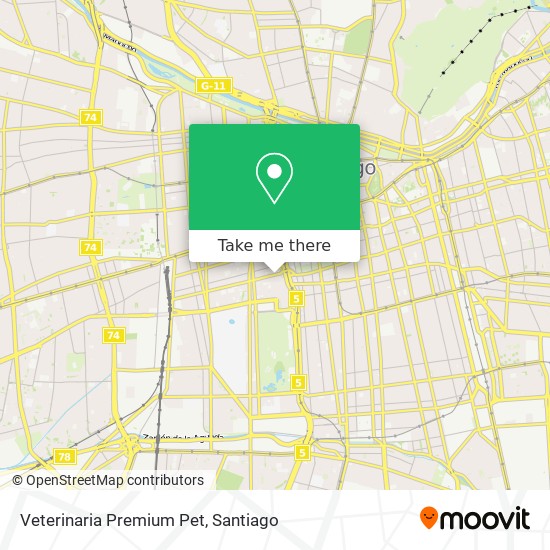 Veterinaria Premium Pet map