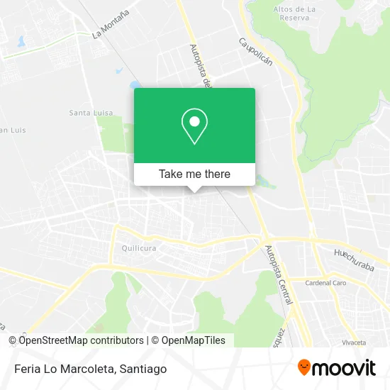 Feria Lo Marcoleta map