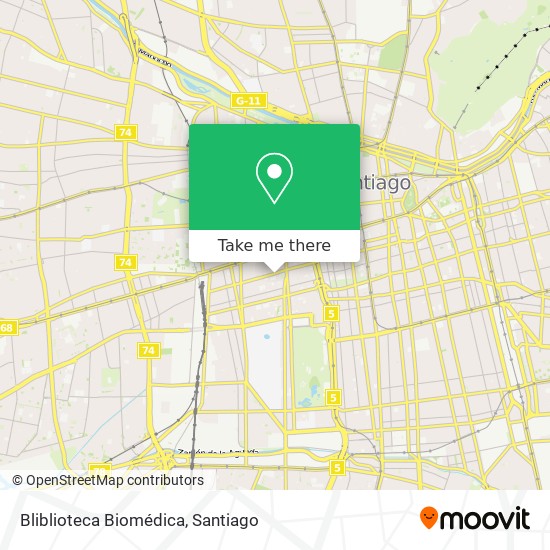 Bliblioteca Biomédica map