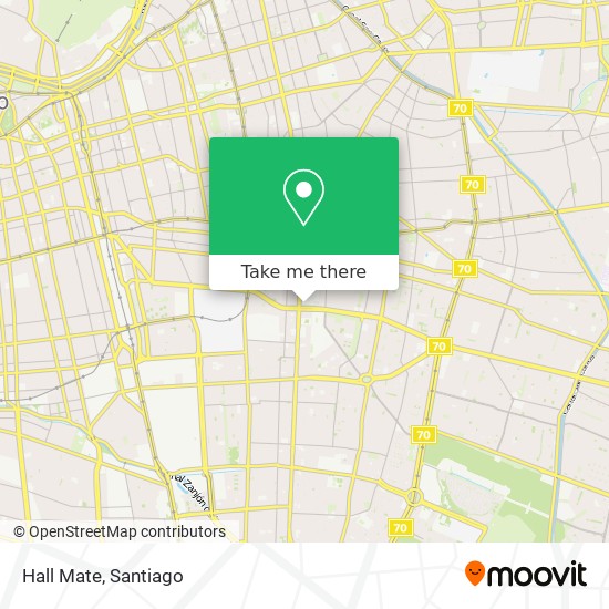 Hall Mate map