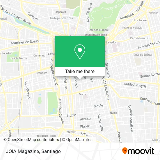JOiA Magazine map