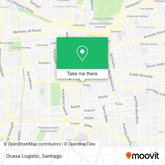 Ocasa Logistic map