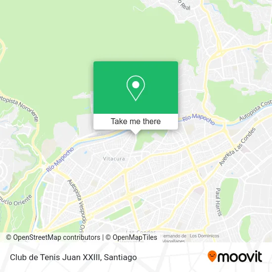 Club de Tenis Juan XXIII map