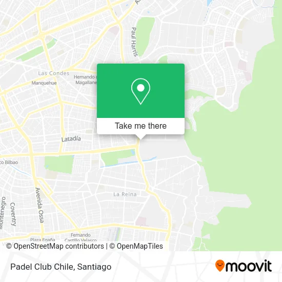 Padel Club Chile map