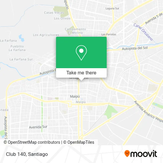 Club 140 map