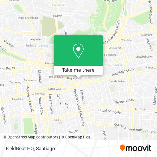 FieldBeat HQ map