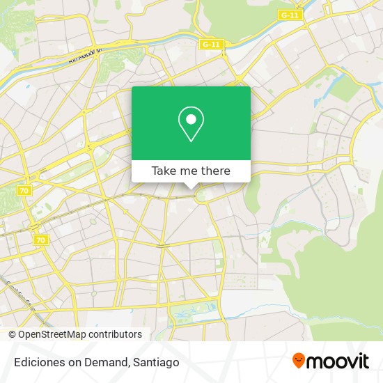 Ediciones on Demand map