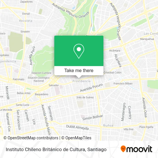 Instituto Chileno Británico de Cultura map