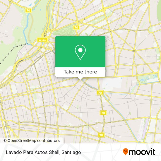 Mapa de Lavado Para Autos Shell