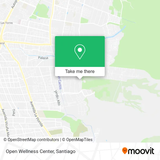Open Wellness Center map