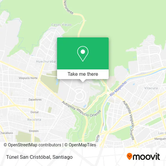 Túnel San Cristóbal map