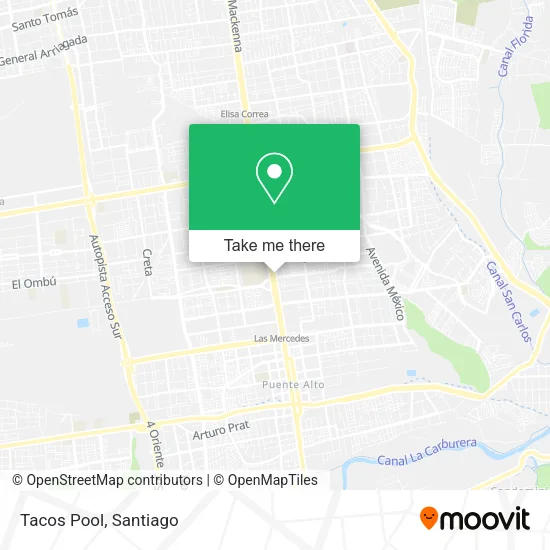 Tacos Pool map