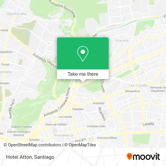 Hotel Atton map