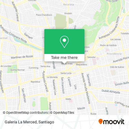 Mapa de Galería La Merced