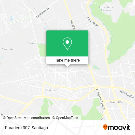 Paradero 307 map