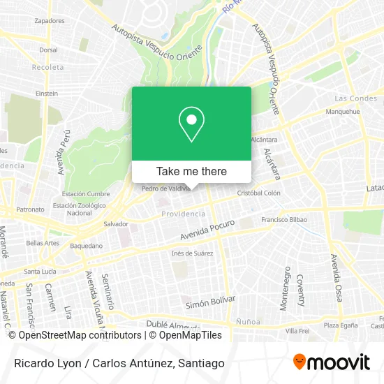 Ricardo Lyon / Carlos Antúnez map