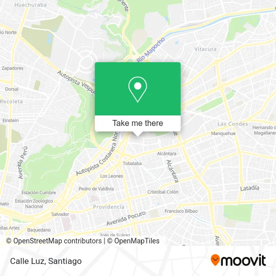 Mapa de Calle Luz