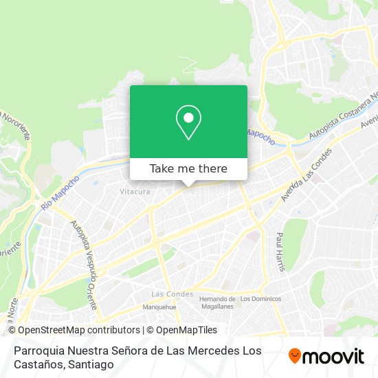 Parroquia Nuestra Señora de Las Mercedes Los Castaños map