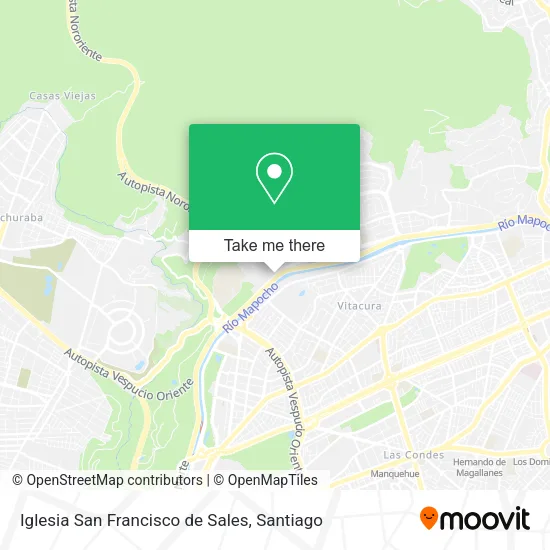 Iglesia San Francisco de Sales map
